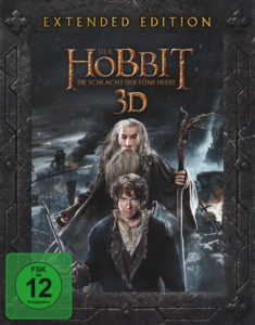 "Der Hobbit - Die Schlacht der fünf Heere" Extended Edition - 3D BD Cover