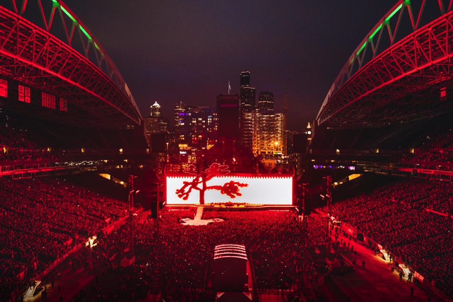 U2: The Joshua Tree Tour 2017 33 Shows – 1,7 Mio. Fans – Mit der größten, je bei einer Tour benutzten High-res LED-Wand