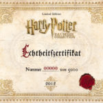 Harry Potter Zauberer Collection: Echtheitszertifikat