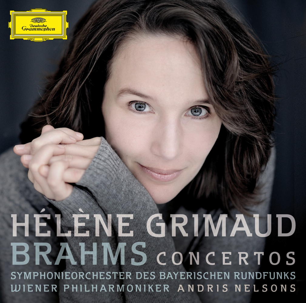 Hélène Grimaud - Albumcover "Brahms Piano Concertos" [Photocredit: Mat Hennek / DG]