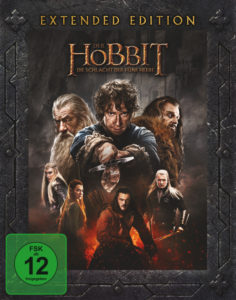 "Der Hobbit - Die Schlacht der fünf Heere" Extended Edition - BD Cover